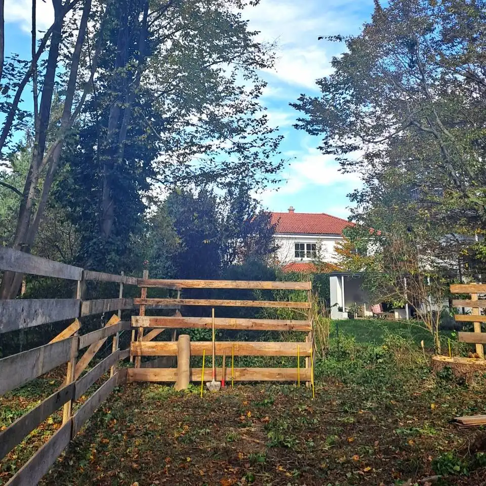 Neugestaltung im Garten